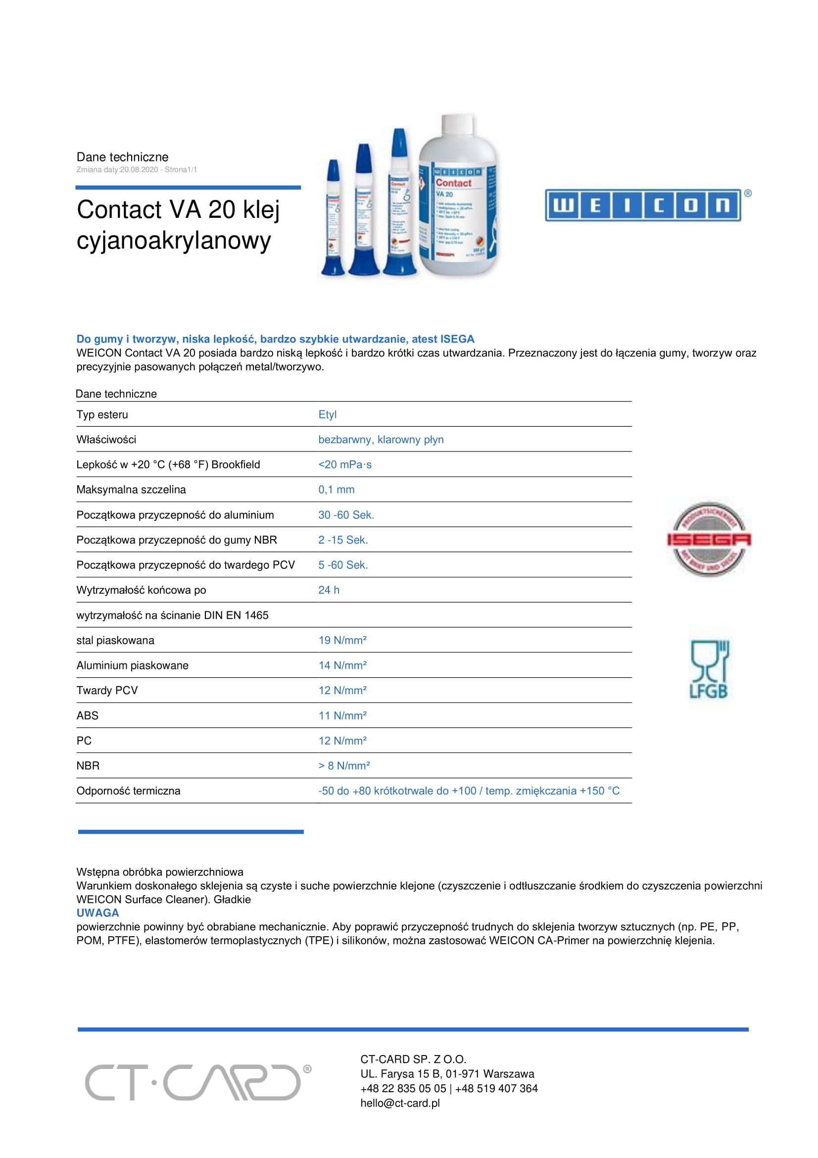 Contact VA 20 klej cyjanoakrylanowy-1