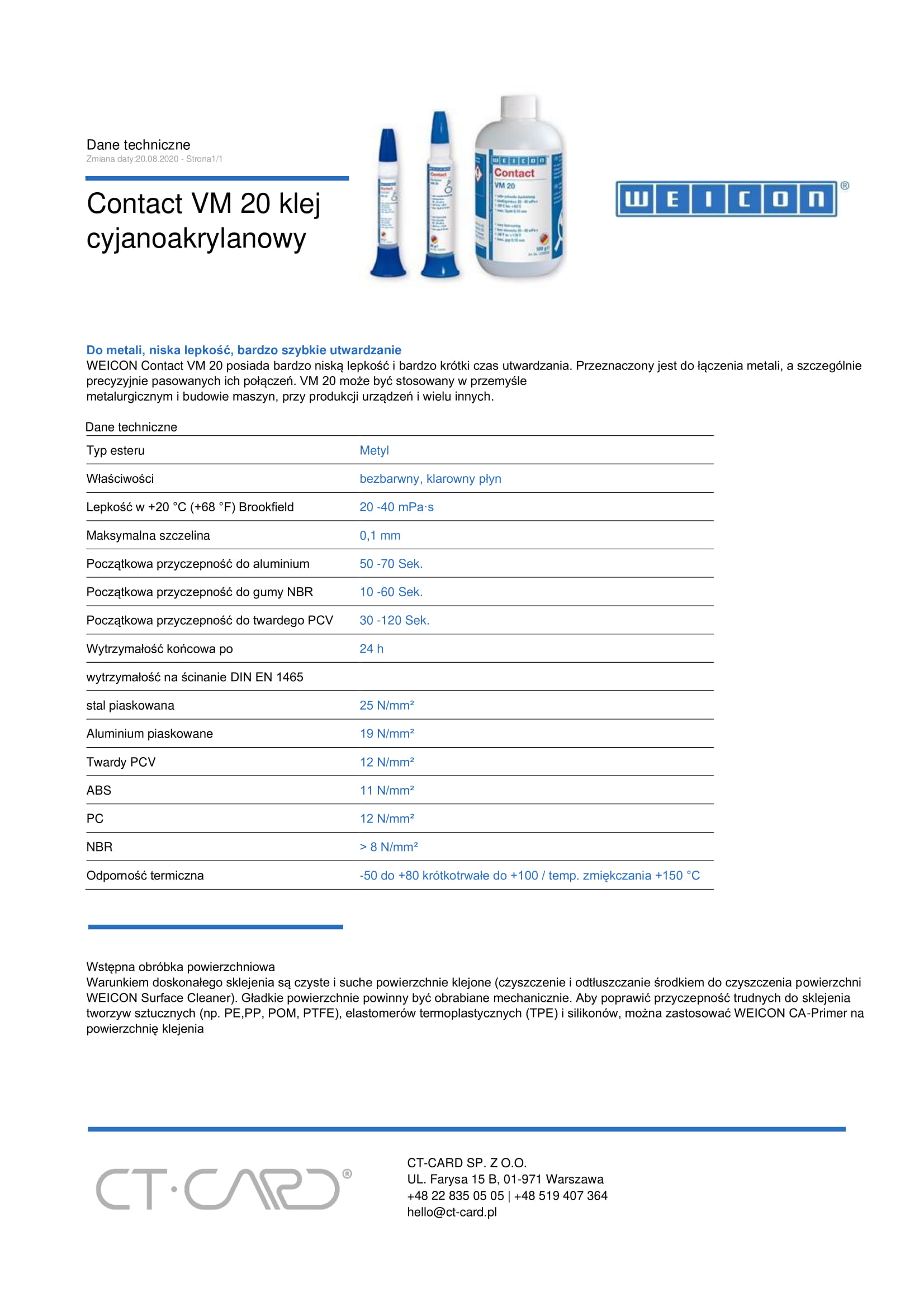 Contact VM 20 klej cyjanoakrylanowy-1
