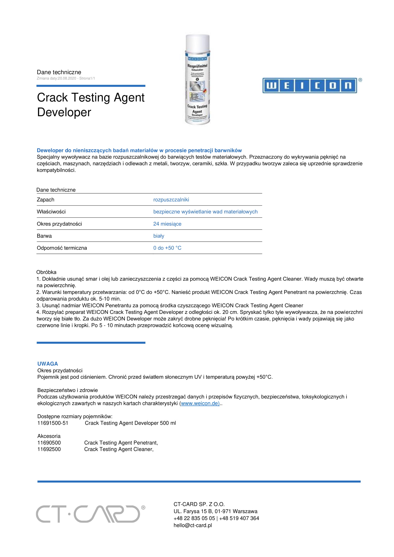 Crack Testing Agent Developer-1